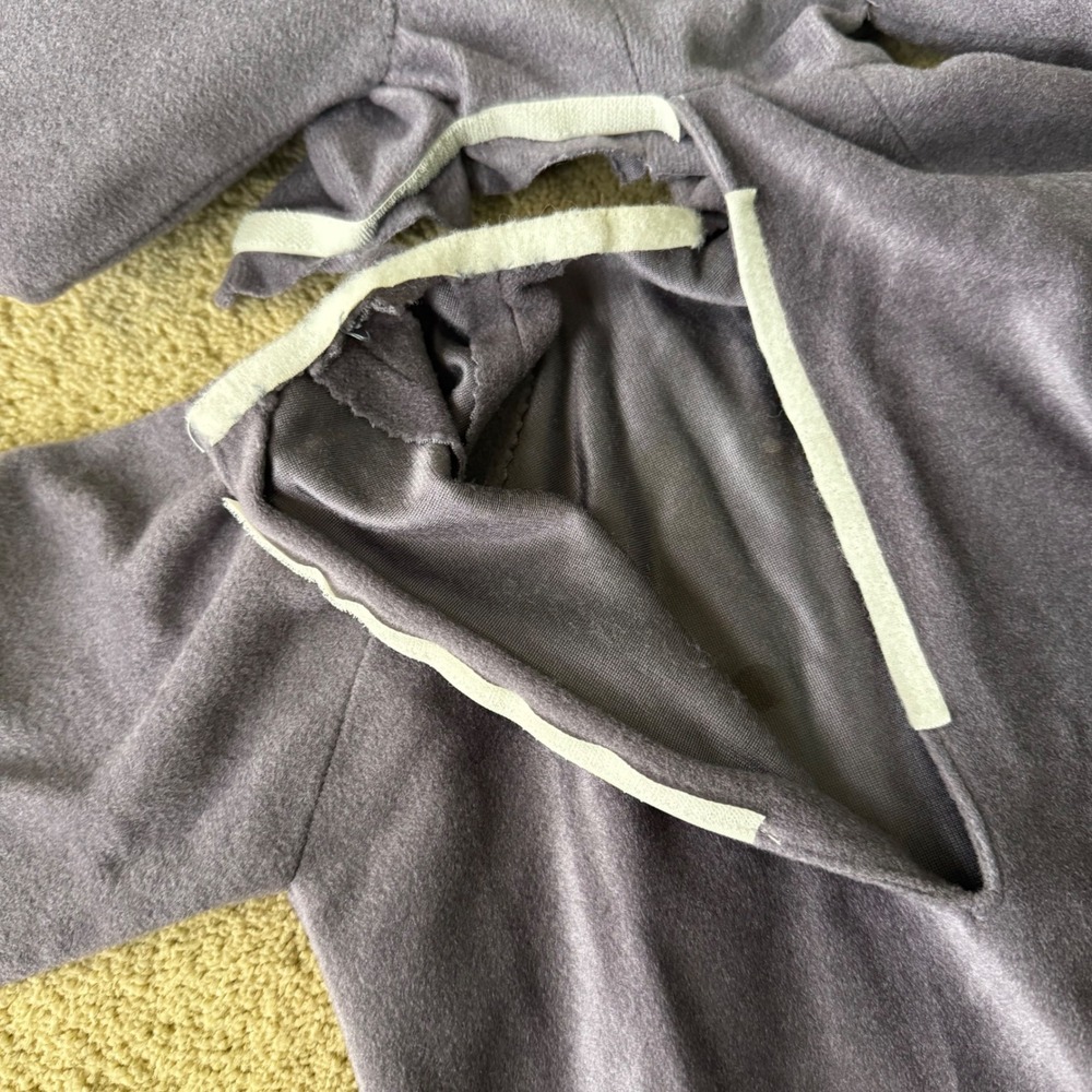 Elephant Costume Bodysuit Kids 2-3T Halloween Gray Hooded One Piece Toddler Baby - Picture 5 of 11